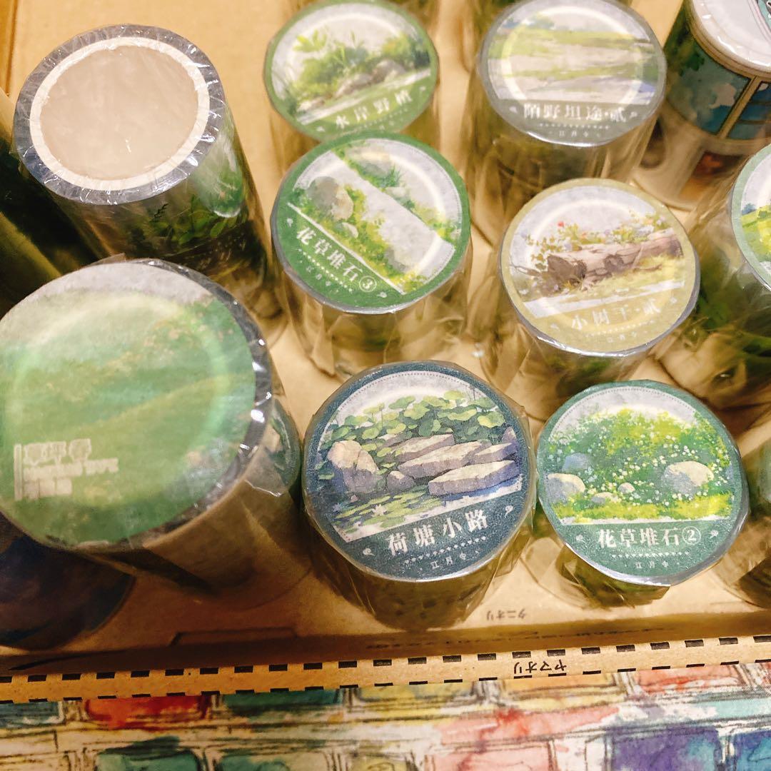 海外マスキングテープ巻売りまとめ売り 風景マスキングテープセット