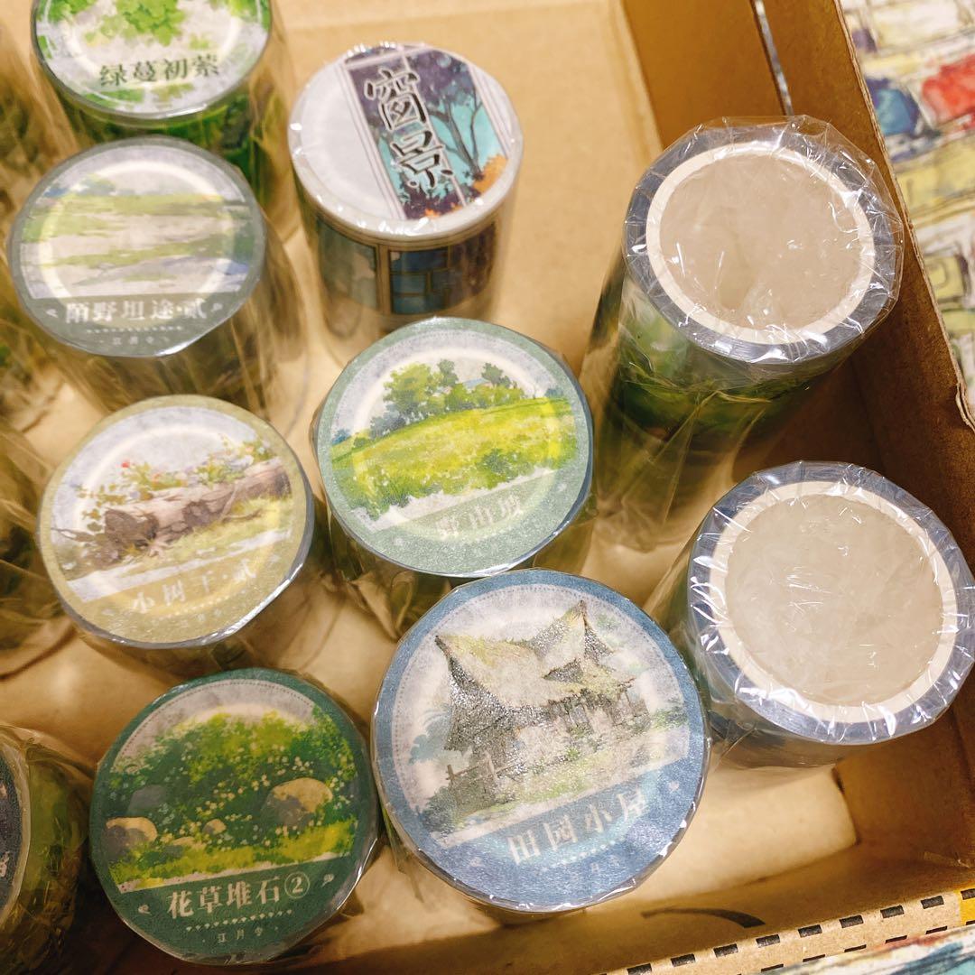 海外マスキングテープ巻売りまとめ売り 風景マスキングテープセット