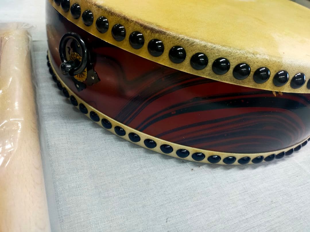 ✨️新品未使用　ZEN-ON　全音　平太鼓　1.1尺　☓　3寸　牛皮使用✨️