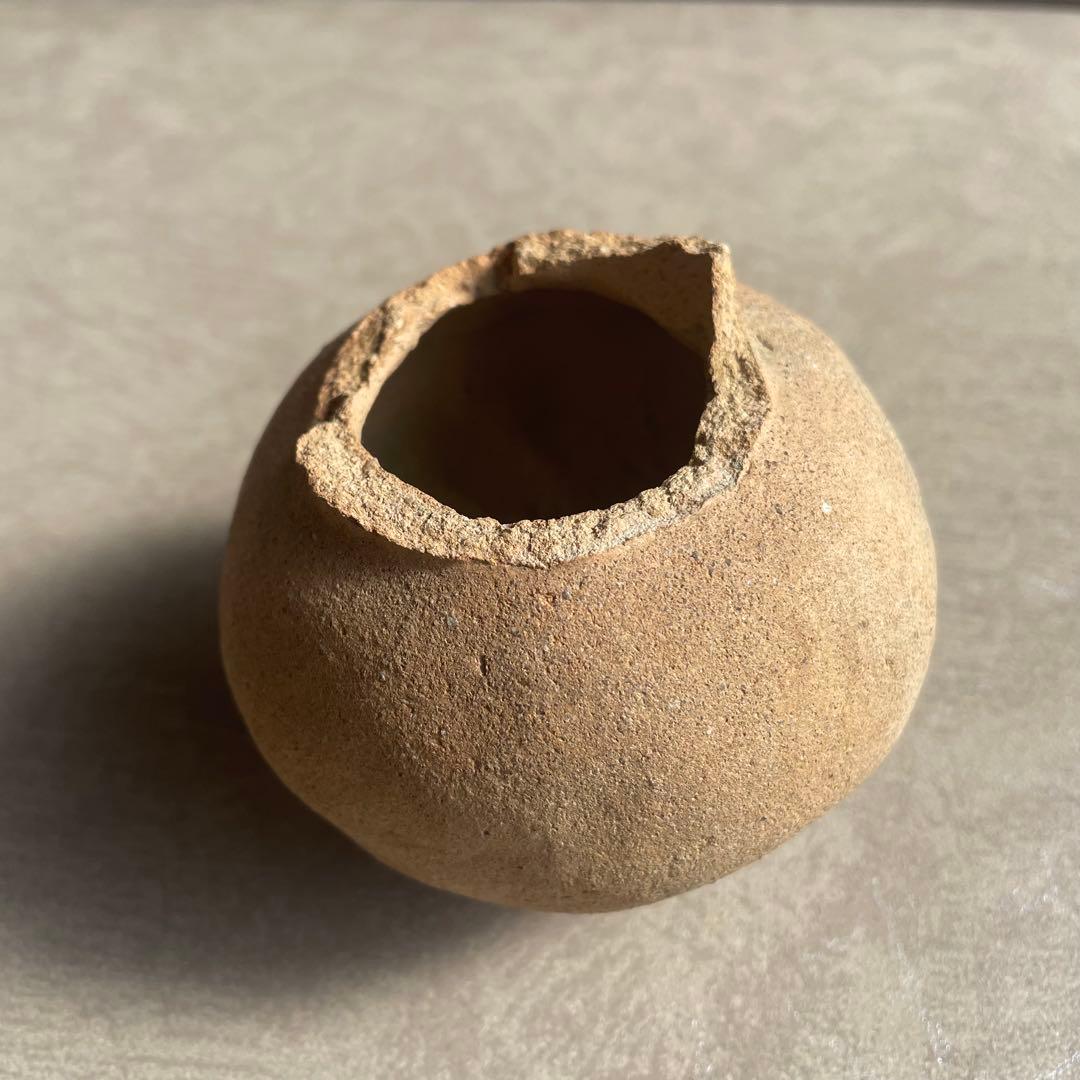 弥生土器小壺 矢作川出土 考古学 骨董 古美術 アンティーク 花器 壺 土器