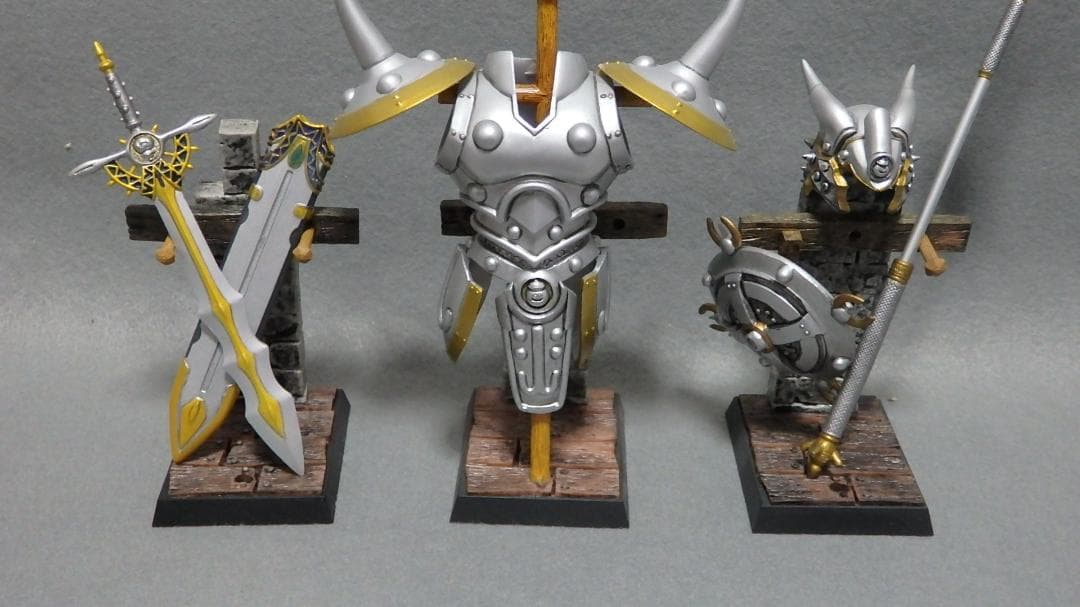 ドラゴンクエスト　レジェンドアイテムズギャラリー メタルギングの鎧 剣 ヘルム