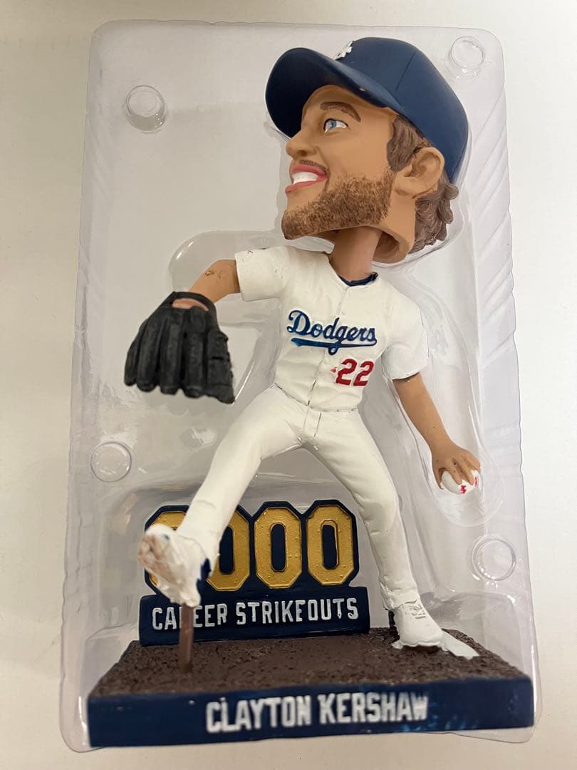 クレイトン・カーショウ　ボブルヘッド 3000奪三振ドジャーズ限定非売品