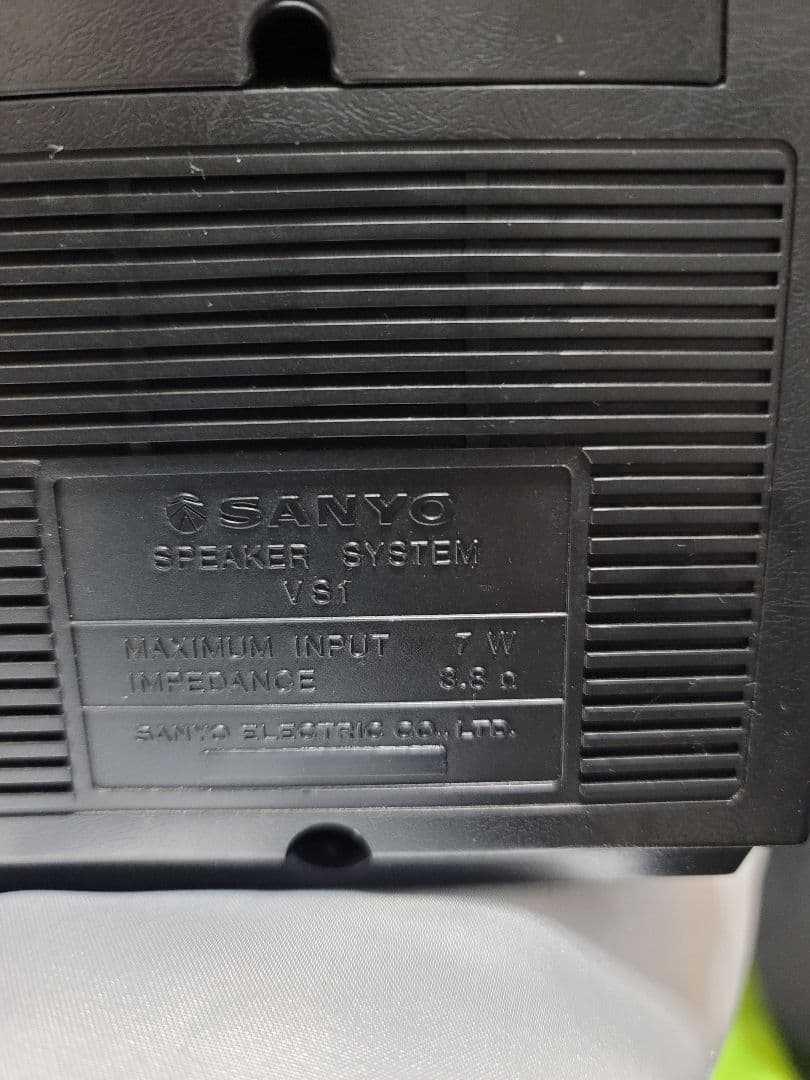 SANYO VS1 ラジカセ 動作確認済み レトロ 小道具