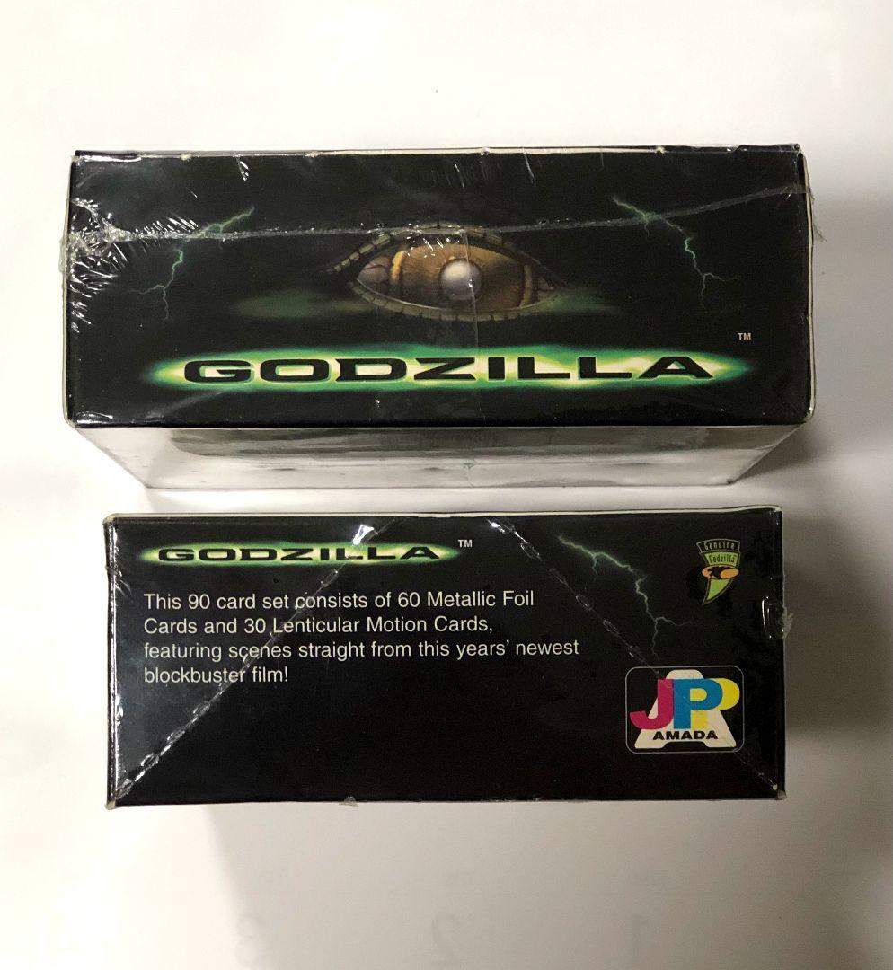 新品未開封2box ゴジラ ザ・ムービー プレミアムトレーディングカード