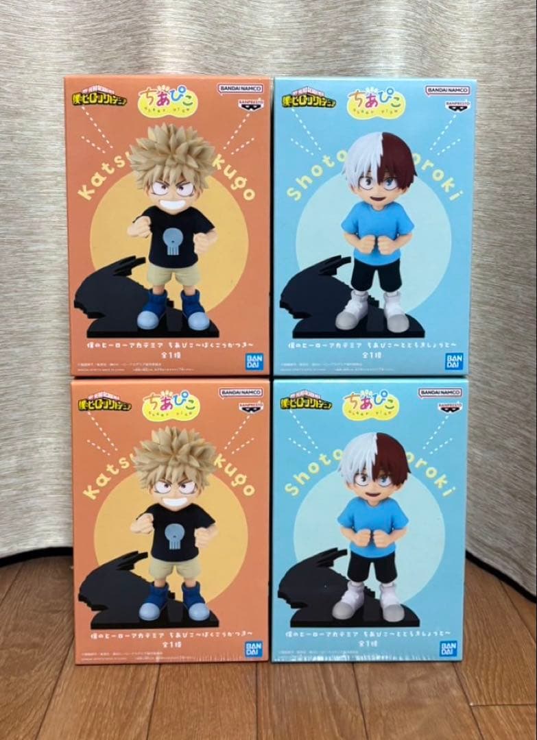 【24時間以内発送❗️】 僕のヒーローアカデミア ちあぴこ　爆豪　轟　4体セット