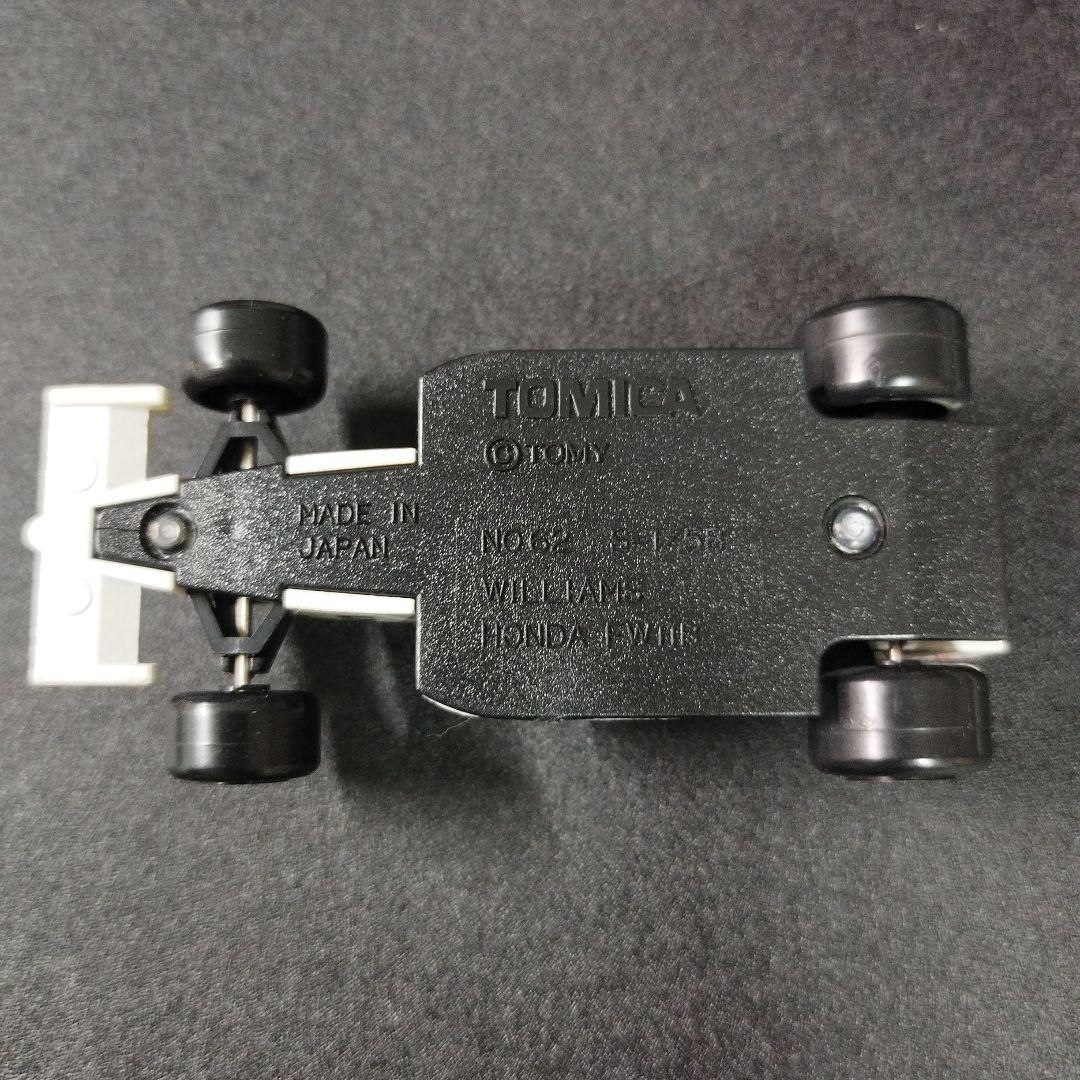 赤箱日本製トミカ No.62 ウィリアムズホンダF-1