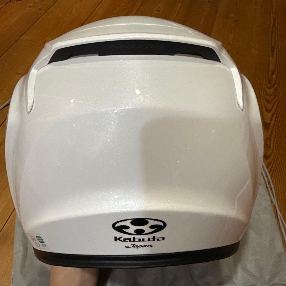 Kabuto シューマ フルフェイス ホワイト 純正ブルーシールド付き