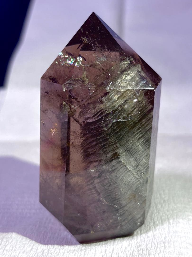 【超希少】千層龍神ガーデンクォーツ スモーキークォーツ ポイント 魔除け