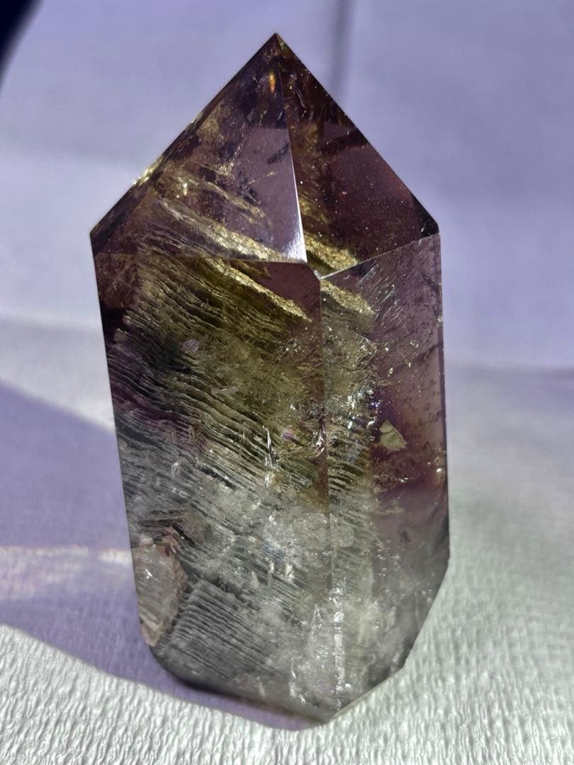 【超希少】千層龍神ガーデンクォーツ スモーキークォーツ ポイント 魔除け