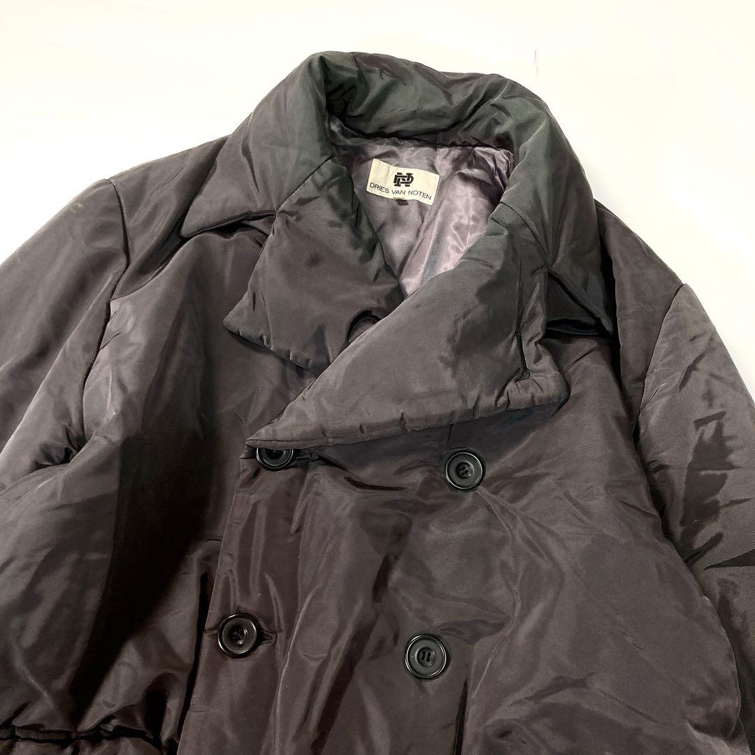 Dries Van Noten ダブルロングコート 中綿 アーカイブ 48