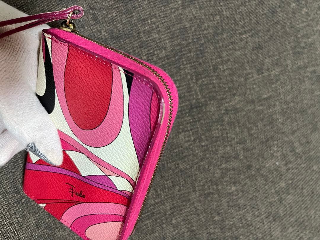 エミリオプッチ　ケース　財布 ピンク