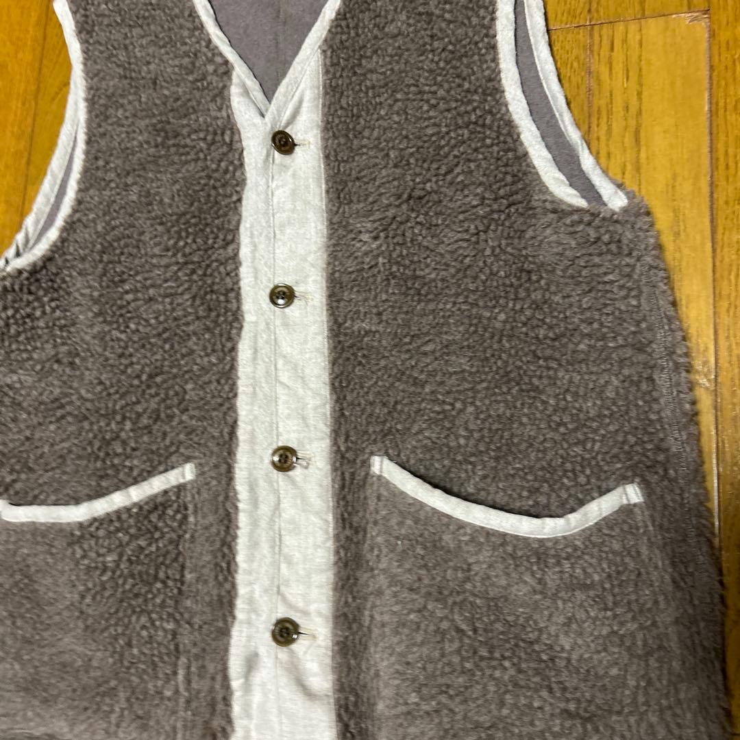 コンフェクト　ウールコットンパイルベスト