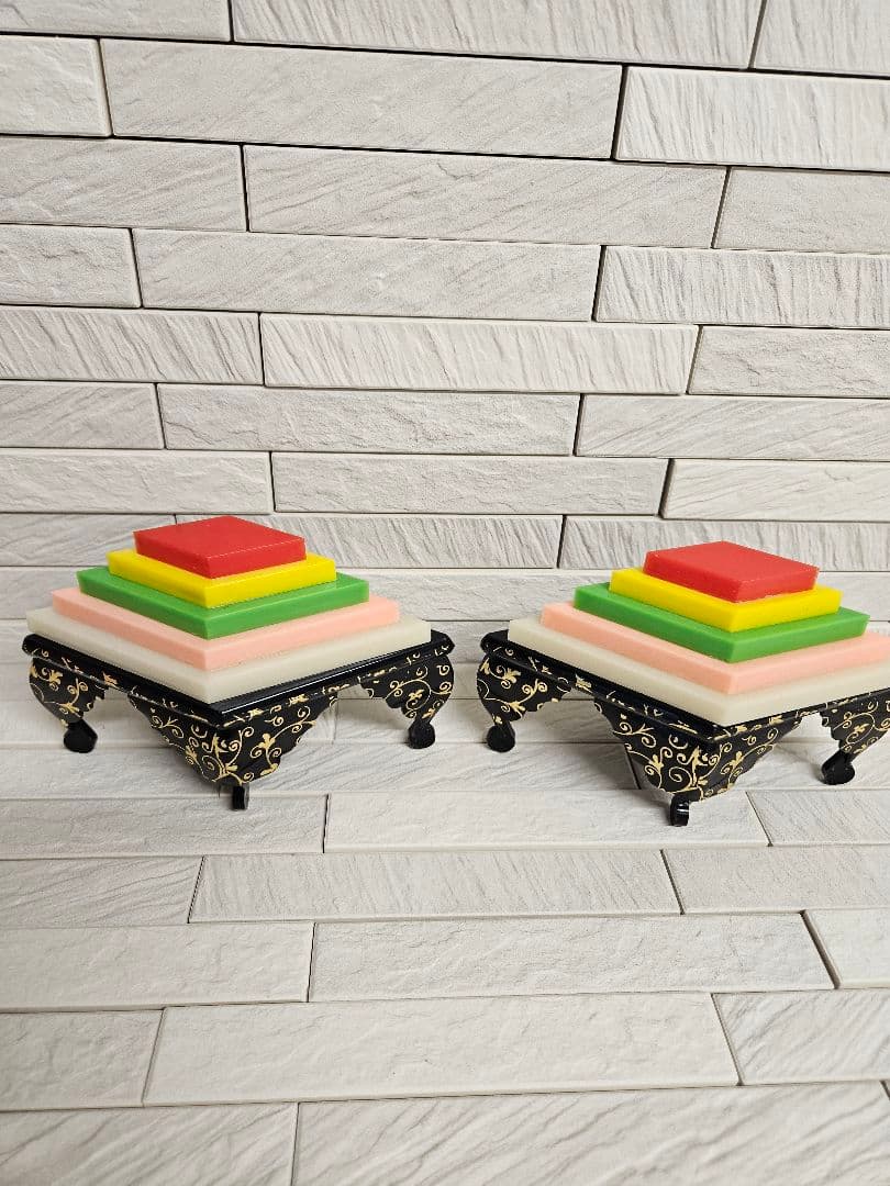 河寿　お雛様　お道具セット　【よごれ・スレ、キズあり】