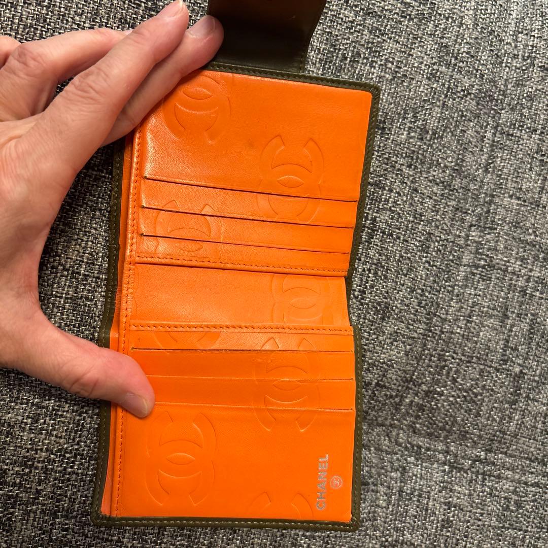 新春お値下げ！4日まで希少CHANELパイソン二つ折り財布♡