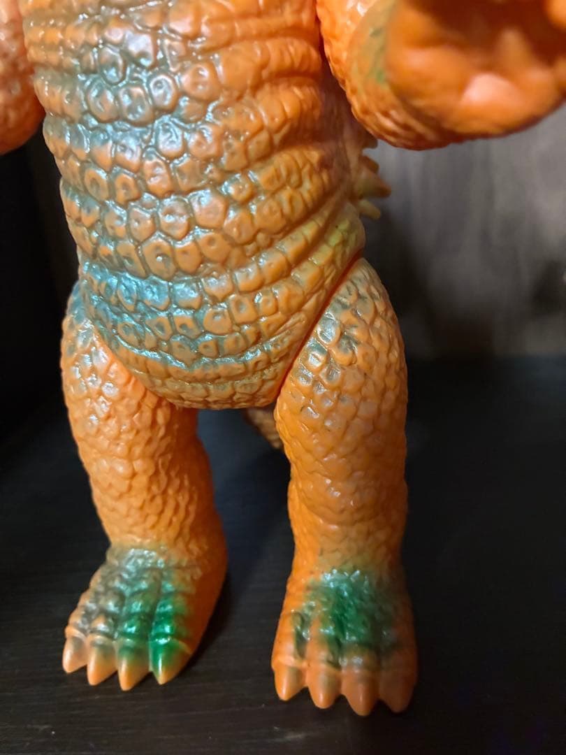 当時物　ブルマァク　アンギラス　ソフビ　ゴジラ　怪獣　マルサン