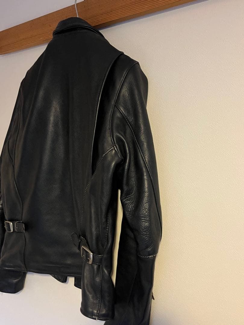 Vanson Leathers 黒　シングルライダースジャケット　サイズ38