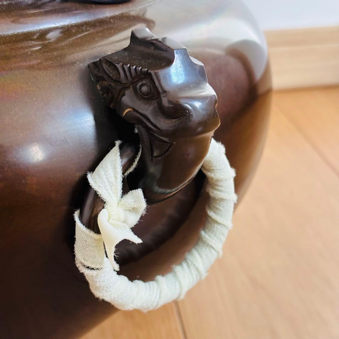 美品　人間国宝　高橋敬典　茶釜　唐津鬼面風炉　香峰　茶道具　風炉釜　茶の湯釜