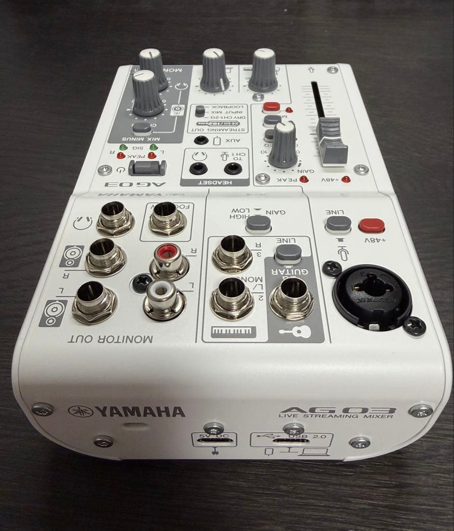 YAMAHA AG03 MK2 ストリーミングミキサー