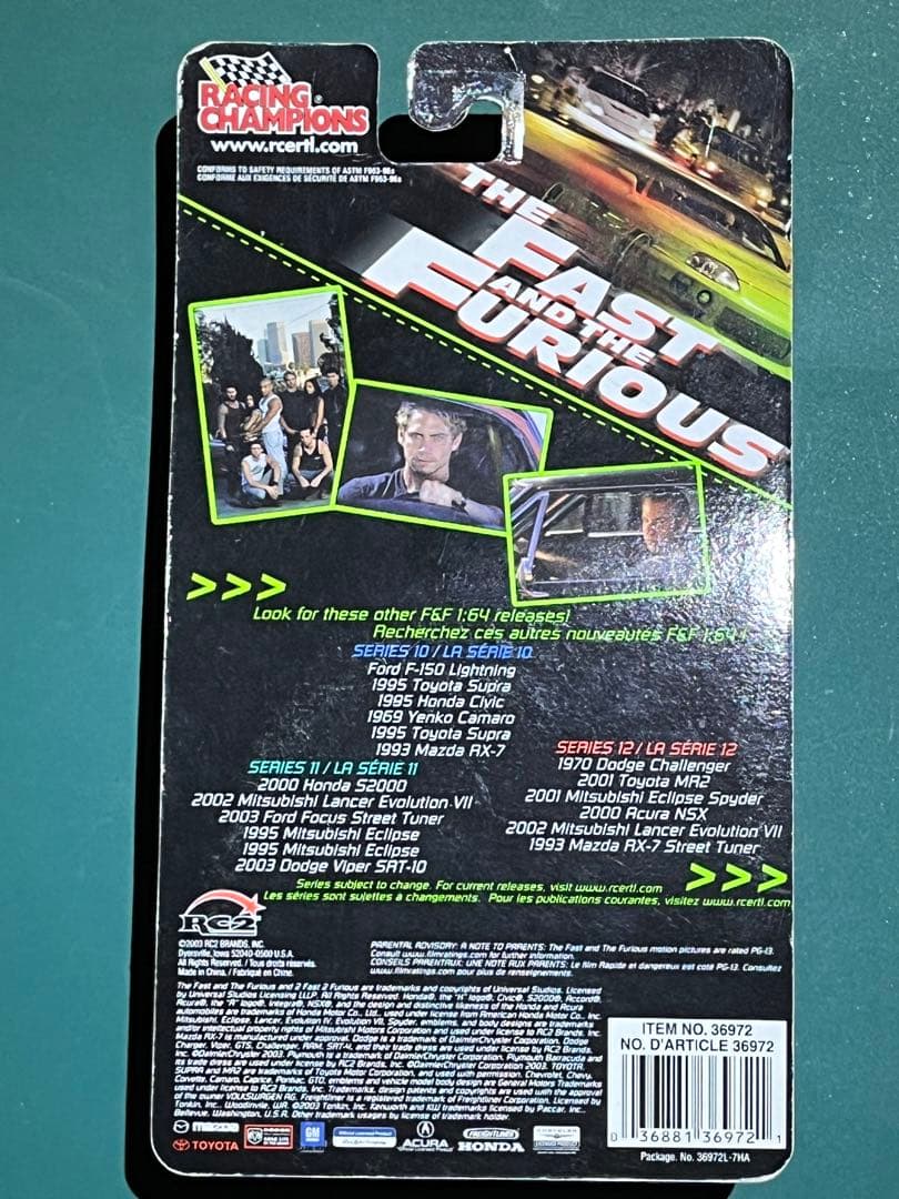 Fast ＆ furious RACING CHAMPIONS Eclipse