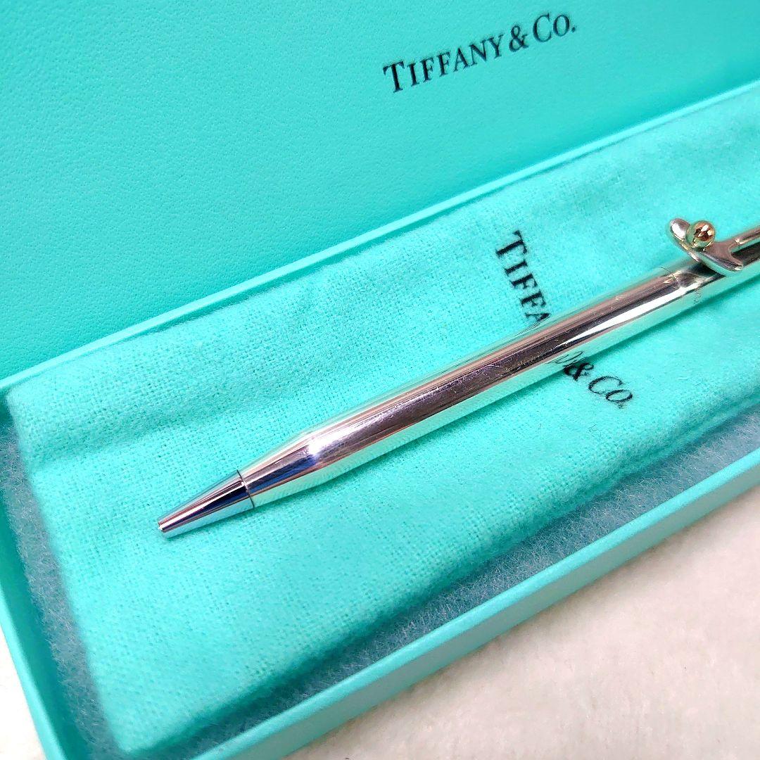 希少 k14 14金 ティファニー ボールペン ゴルフモチーフ シルバー