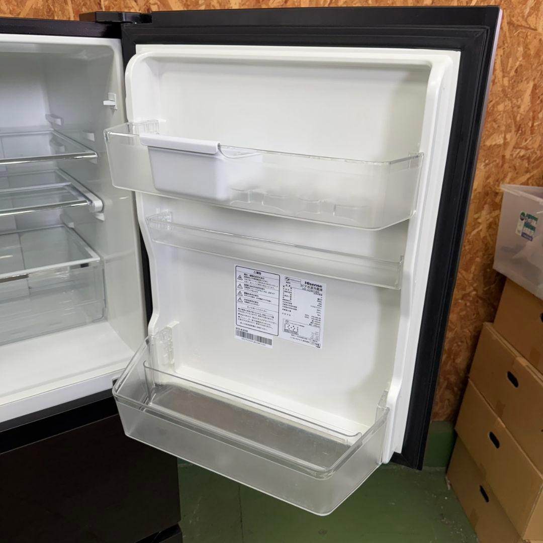 324 関東配送　大型冷蔵庫　右開き　鏡面モデル　300L弱　美品　保証込