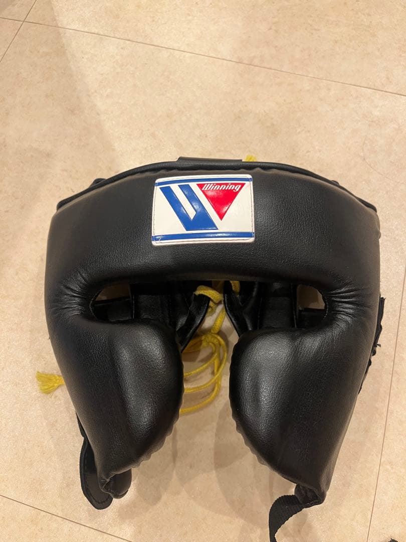 Winning ボクシング ヘッドギア 黒