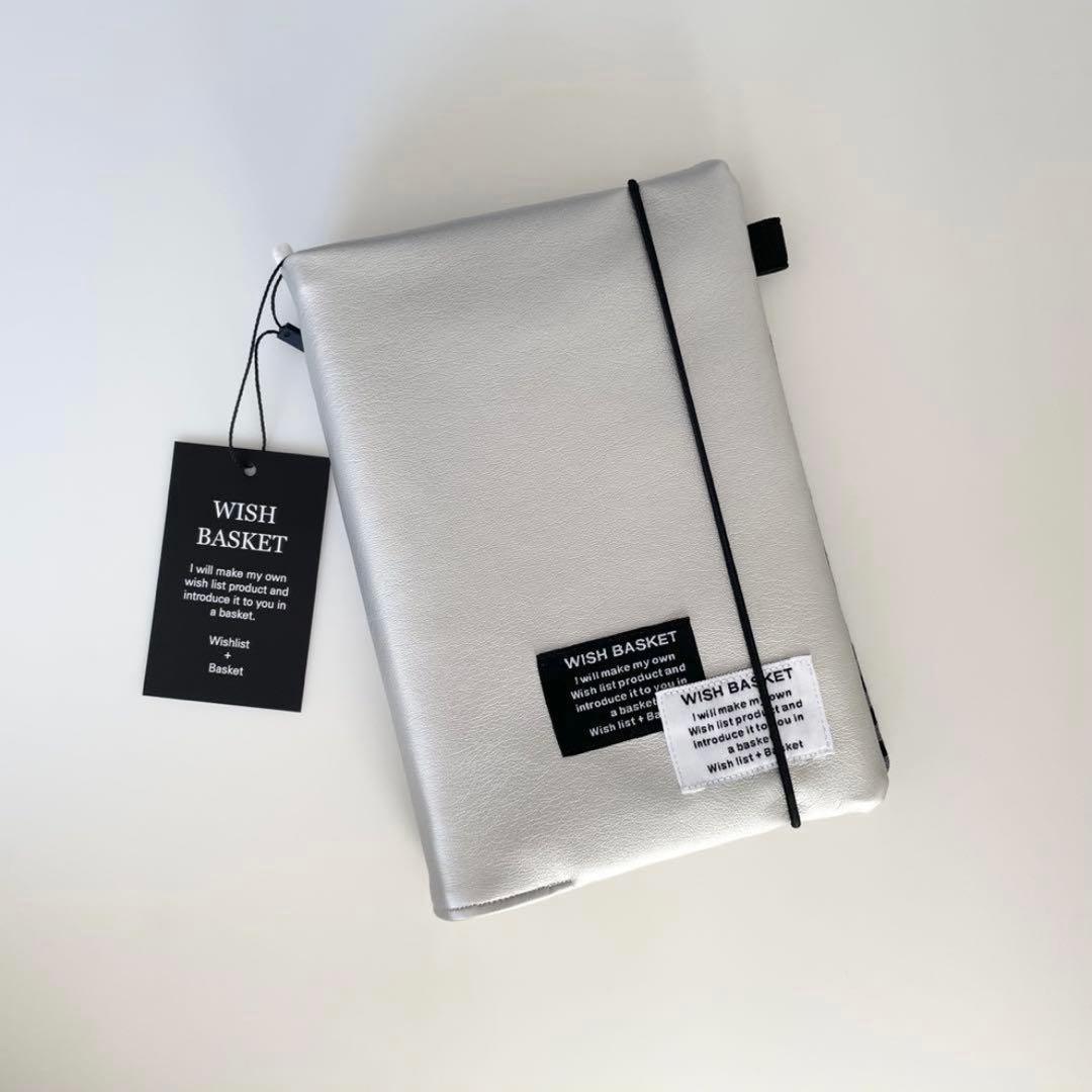 早い者勝ち　韓国　バインダー　カバー　貯金　現金管理　シルバー　黒　チェック