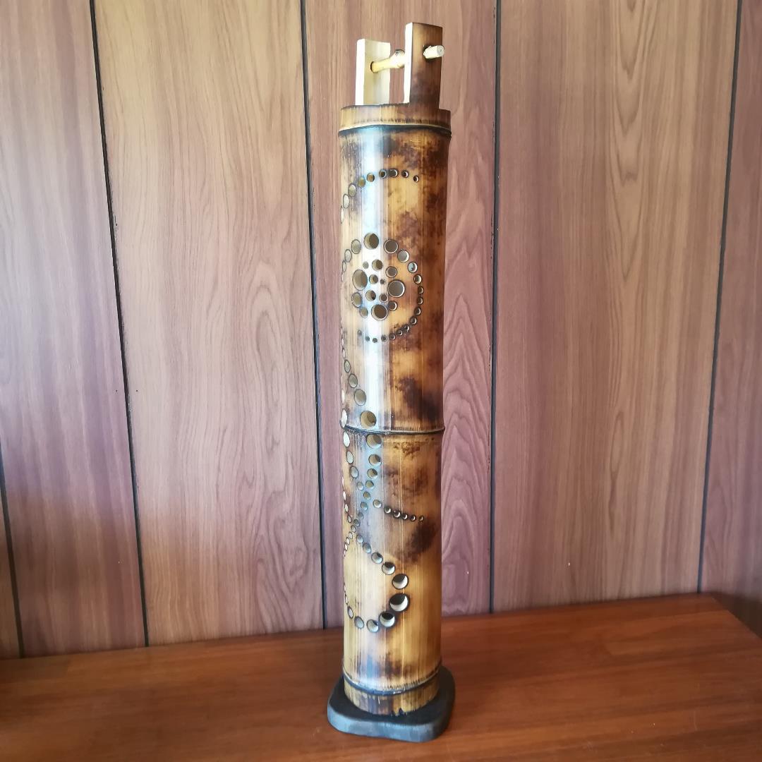 癒し灯火　竹灯籠　No23062