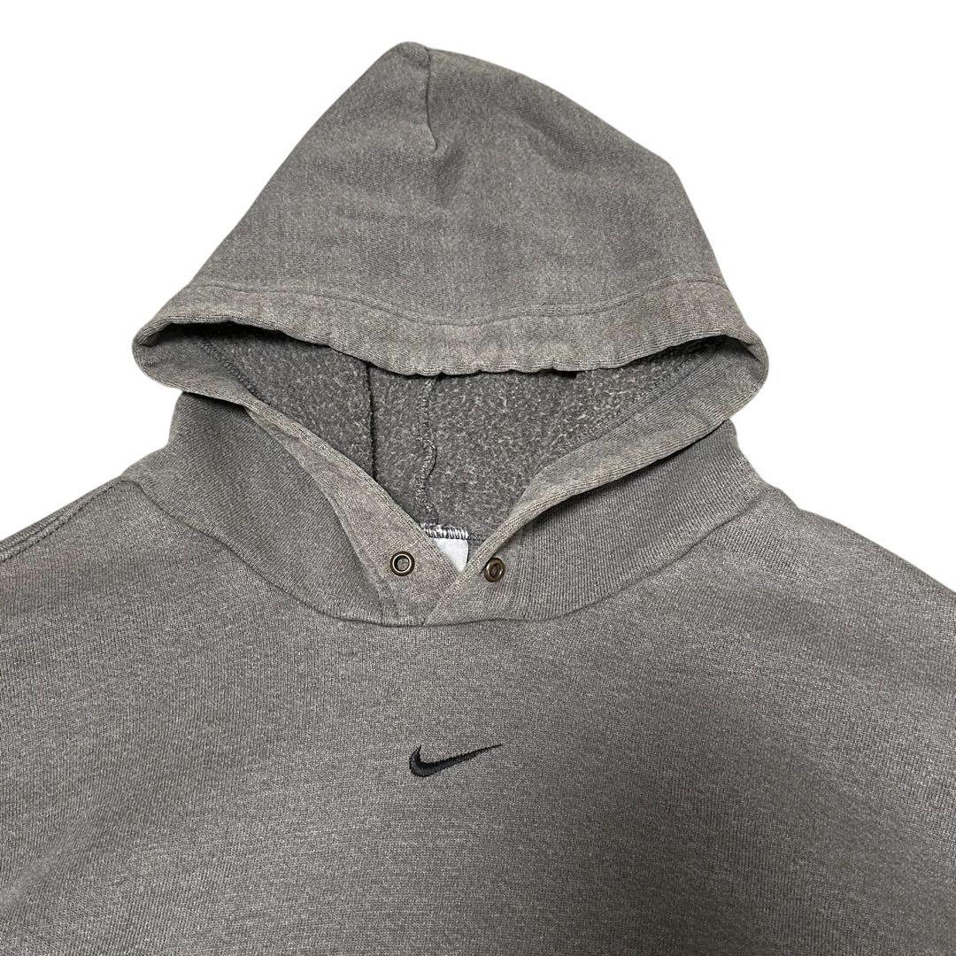 00s 希少 NIKE ナイキ センタースウッシュ スウェット パーカー