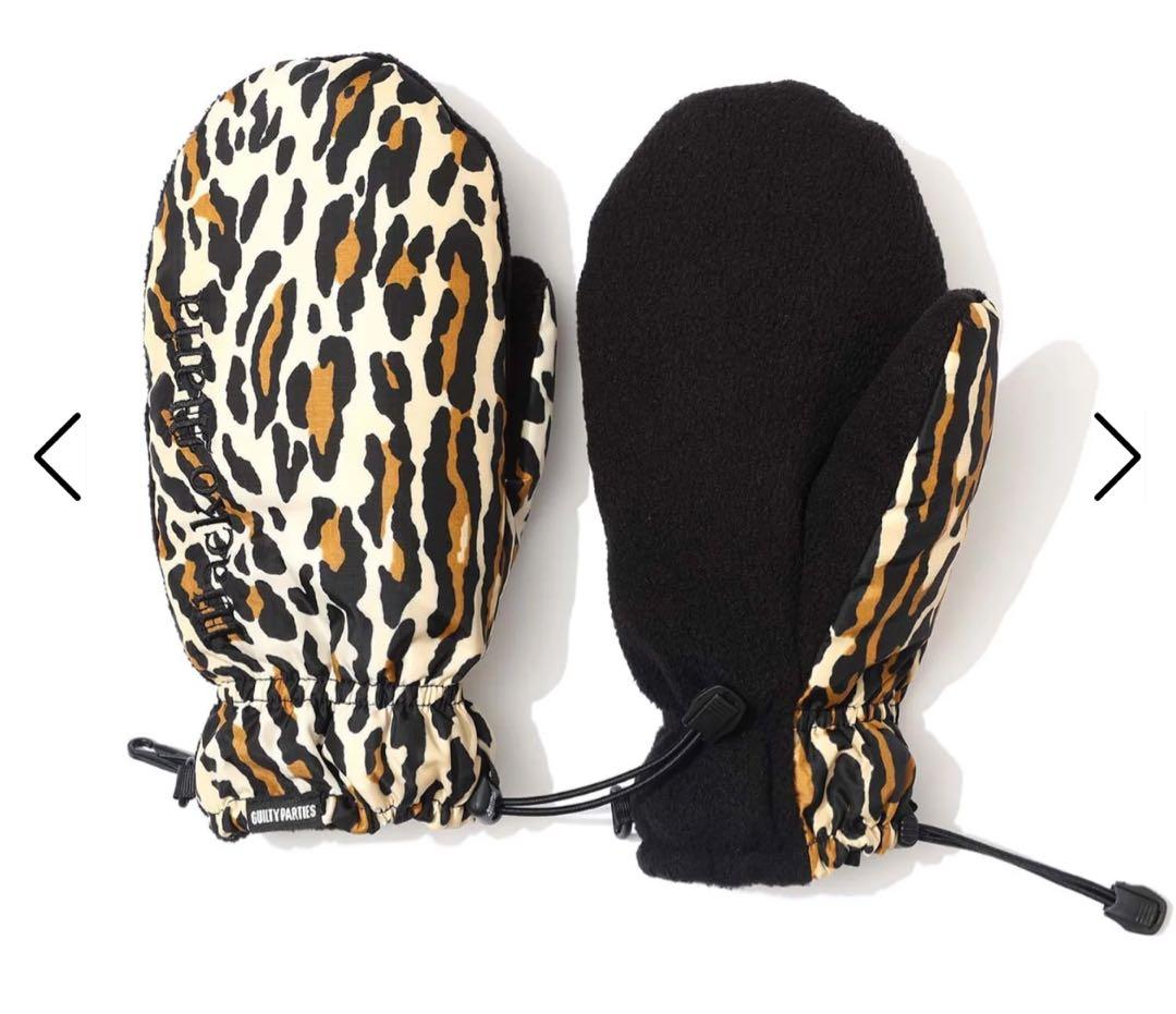 wackomaria nanga レオパード柄 ダウン グローブ