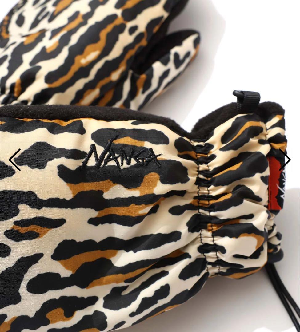 wackomaria nanga レオパード柄 ダウン グローブ