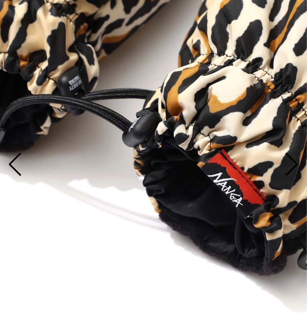 wackomaria nanga レオパード柄 ダウン グローブ