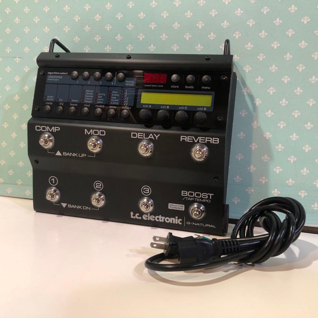 t.c. electronic G-Natural ギターエフェクター 通電OK