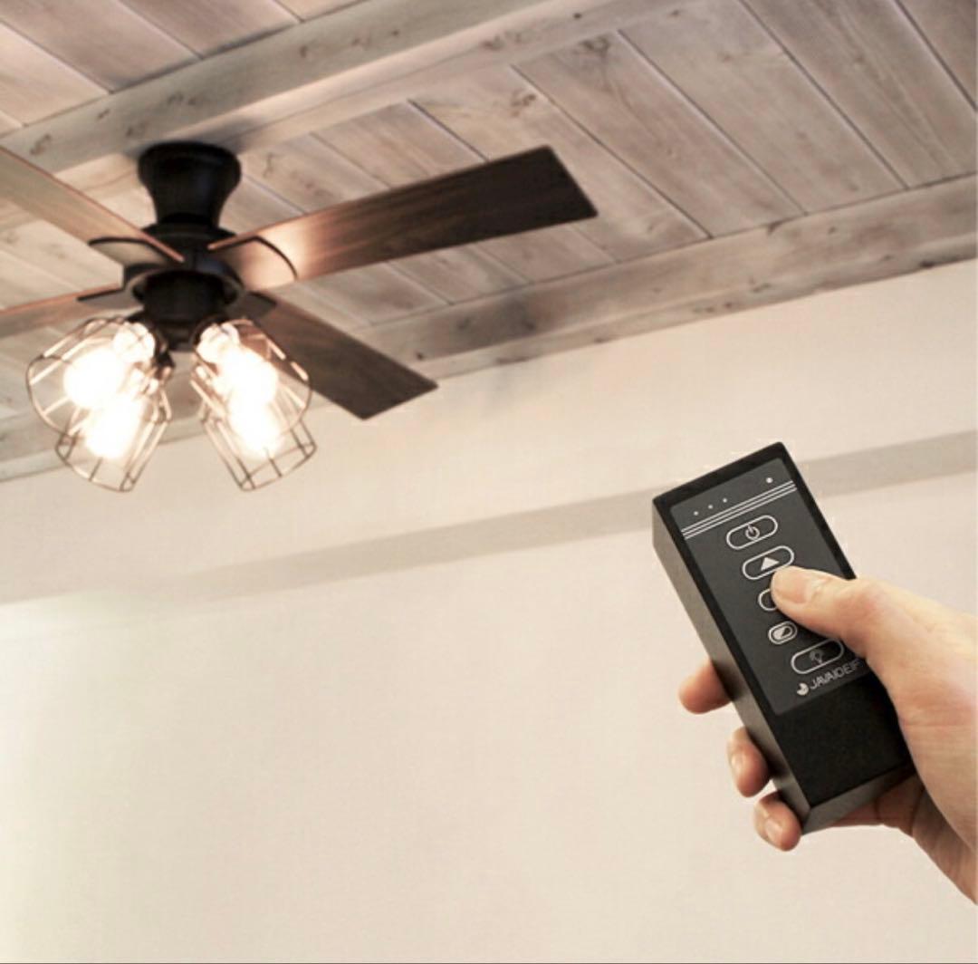 レトロシーリングファン　リモコン付き