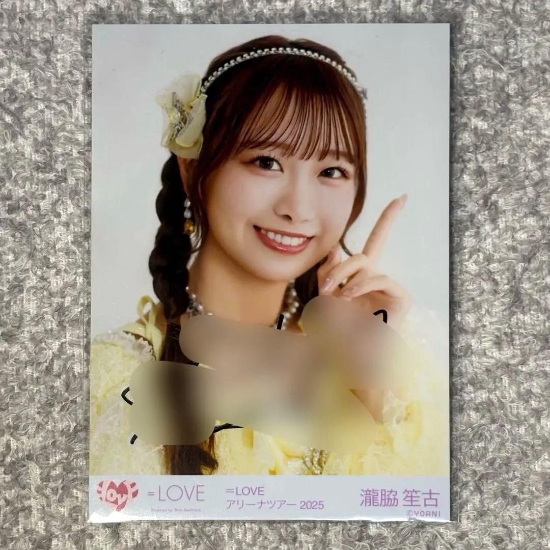 【直筆サイン】 イコラブ 瀧脇笙古 7周年 魔法少女 ヨリ 生写真 =LOVE