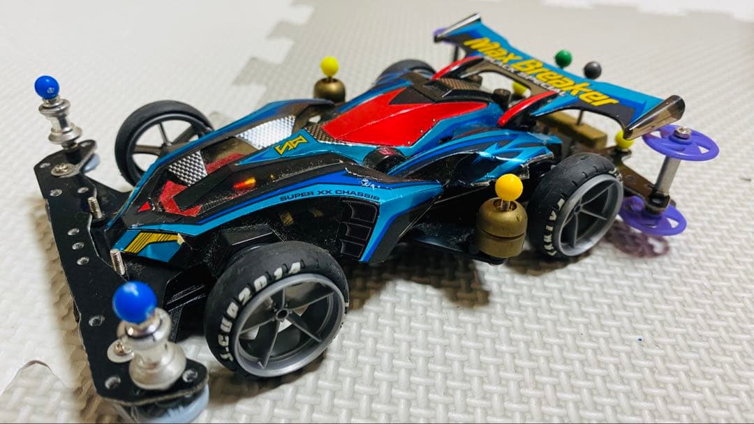 ミニ四駆 車両3台とパーツ引退セット