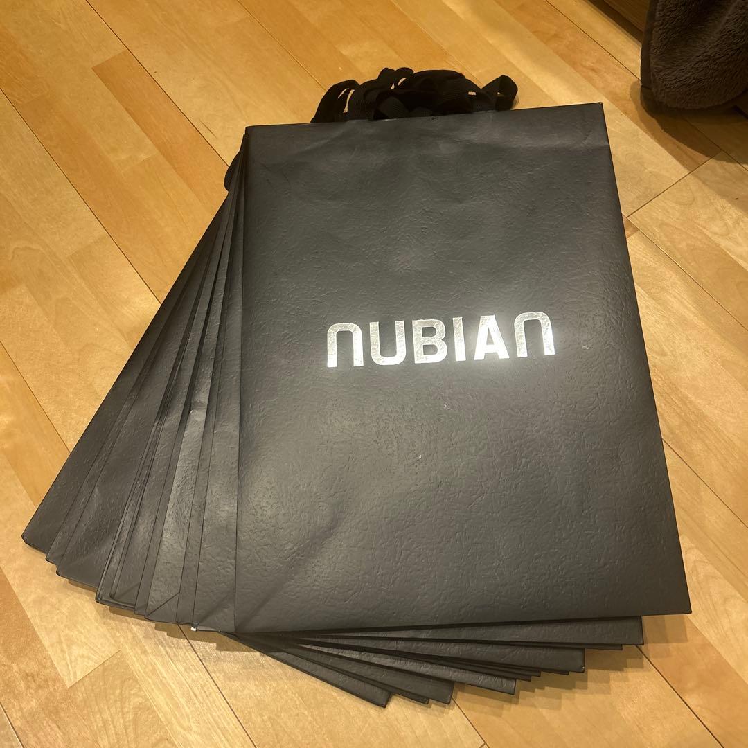 NUBIAN ショッパー 紙袋 ヌビアン バラ売り可⭕️