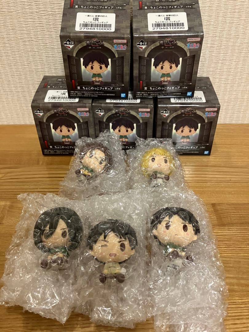 一番くじ　進撃の巨人　フィギュア　スペシャルセット