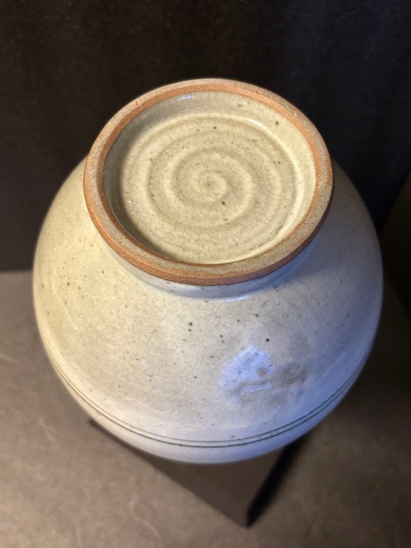 絵刷毛目魚文徳利 鶏龍山遊魚文酒瓶　鉄絵徳利　花瓶　花入　李朝