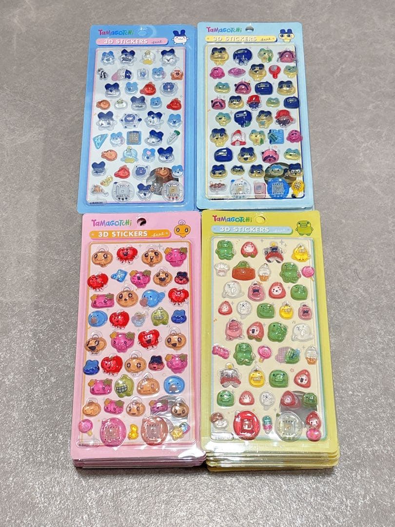 40枚セット！たまごっちボンボンドロップシール 3D