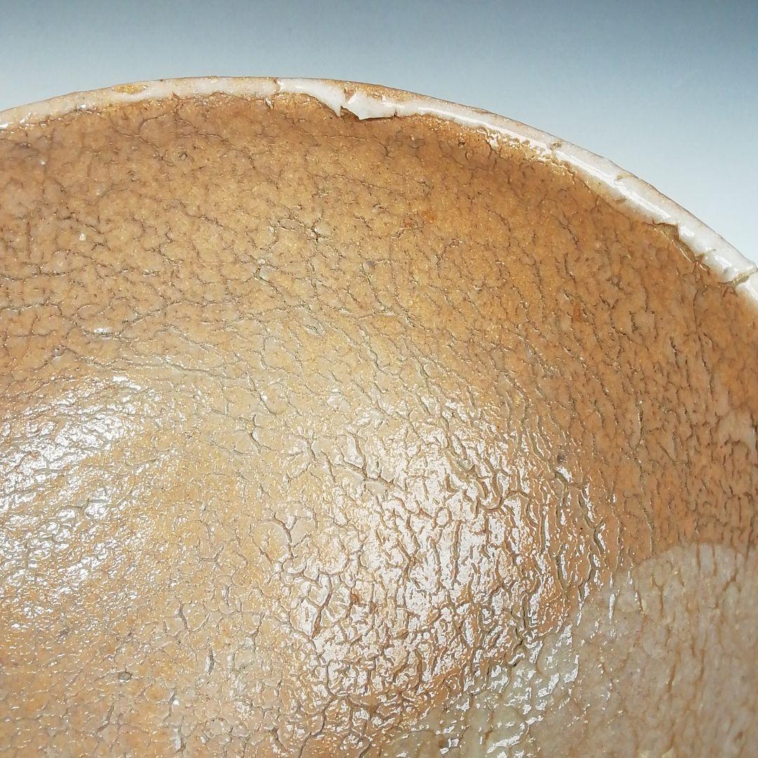 Ｔ７０２　茶碗　『唐津茶碗』『鏡山窯　井上東也 作』　共箱　抹茶碗　茶道具