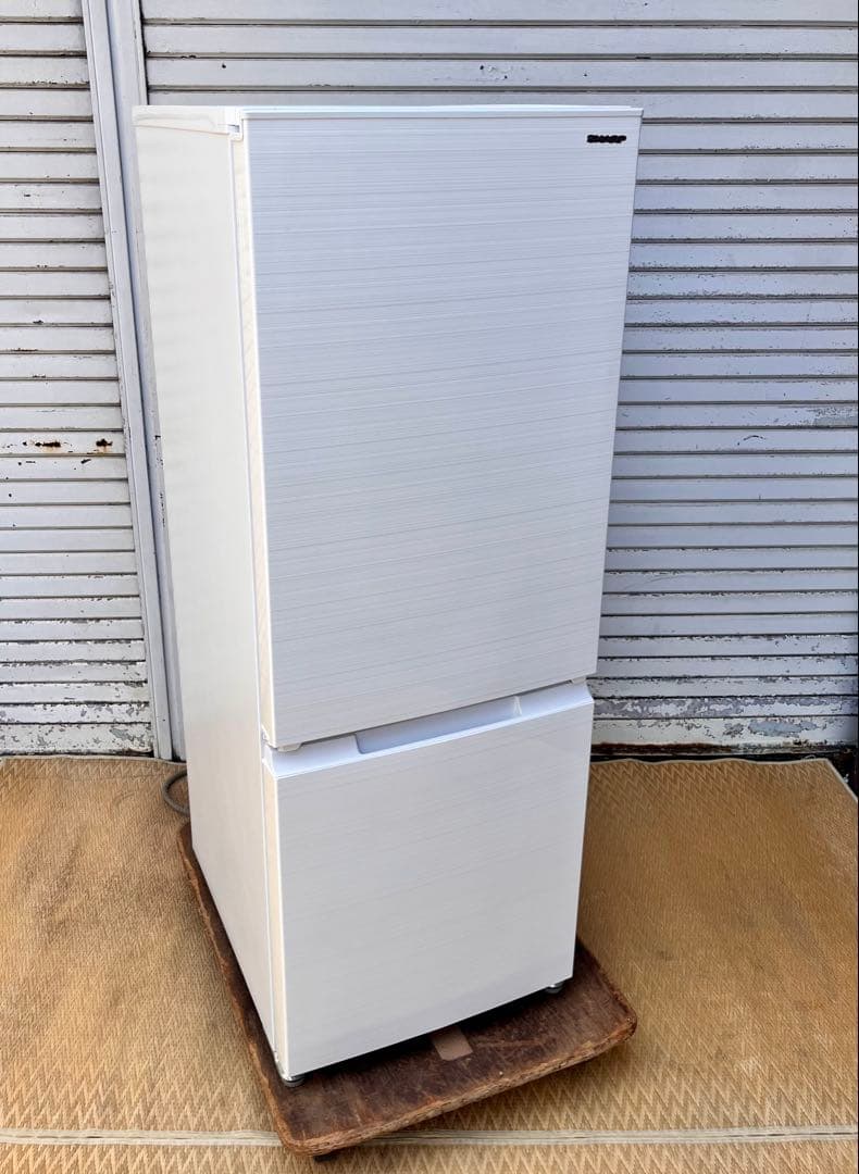 ② 【送料無料】SHARP冷蔵庫 179L 2ドア SJ-D18H-W 2022