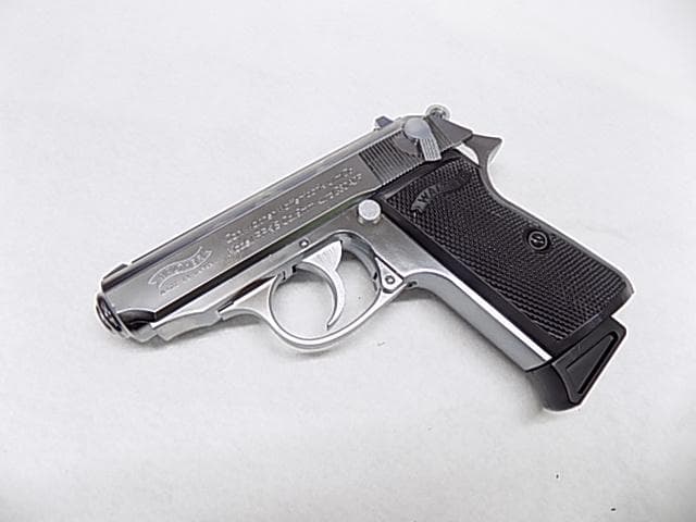 送料込み マルゼン ワルサー PPK/S ステンレス モデル ガスブローバック