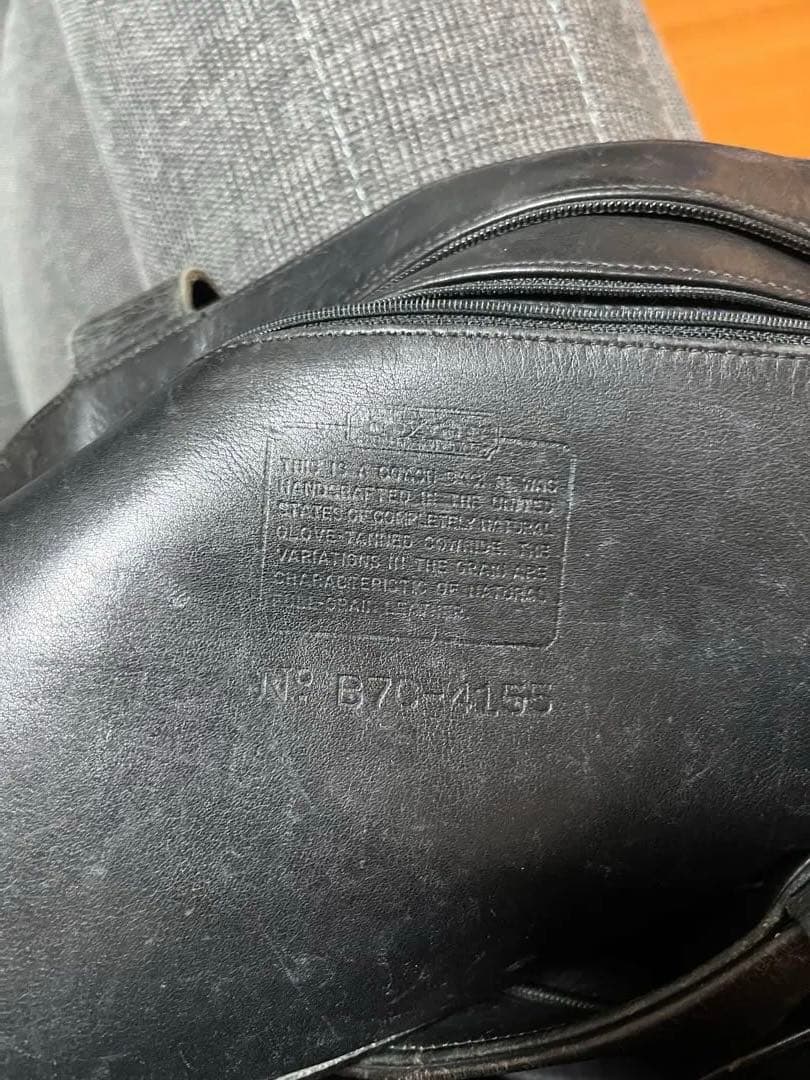 Old coach usa製　4155 レザートートバッグ