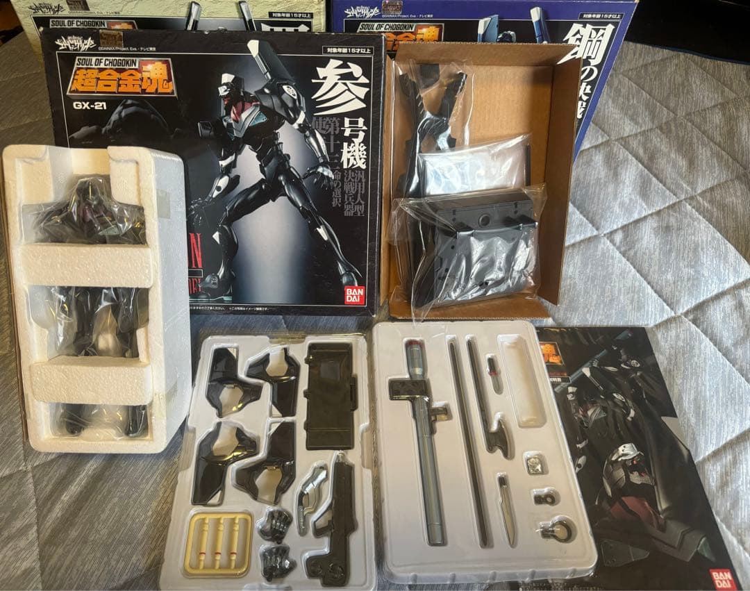 【超合金魂】エヴァンゲリオン　6体フルコンプセット+コレクションケース付