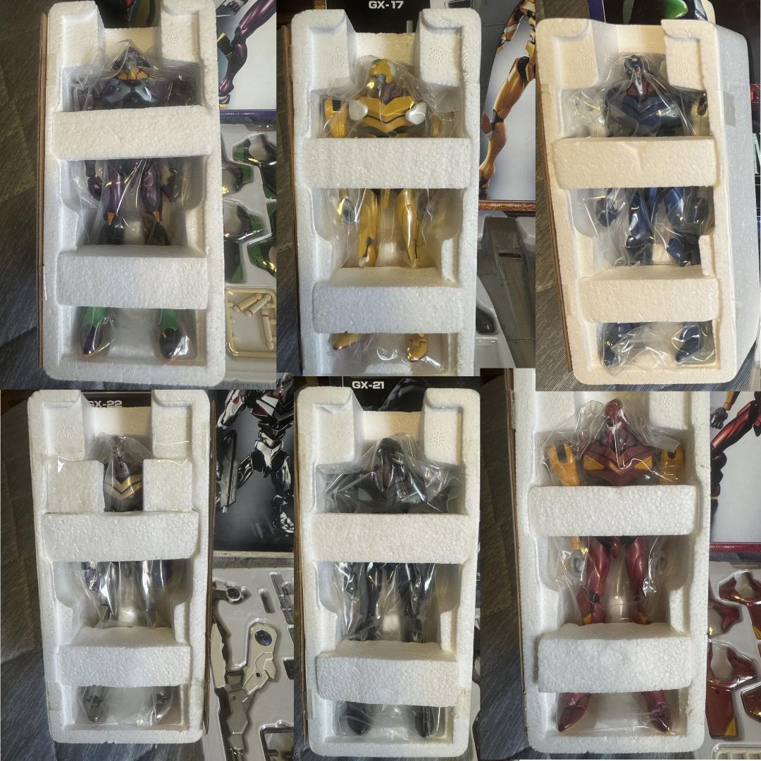 【超合金魂】エヴァンゲリオン　6体フルコンプセット+コレクションケース付