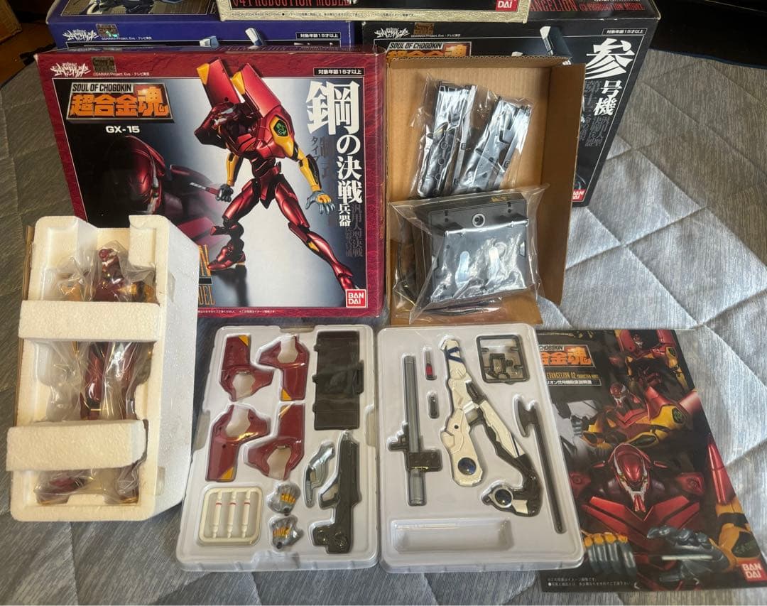 【超合金魂】エヴァンゲリオン　6体フルコンプセット+コレクションケース付