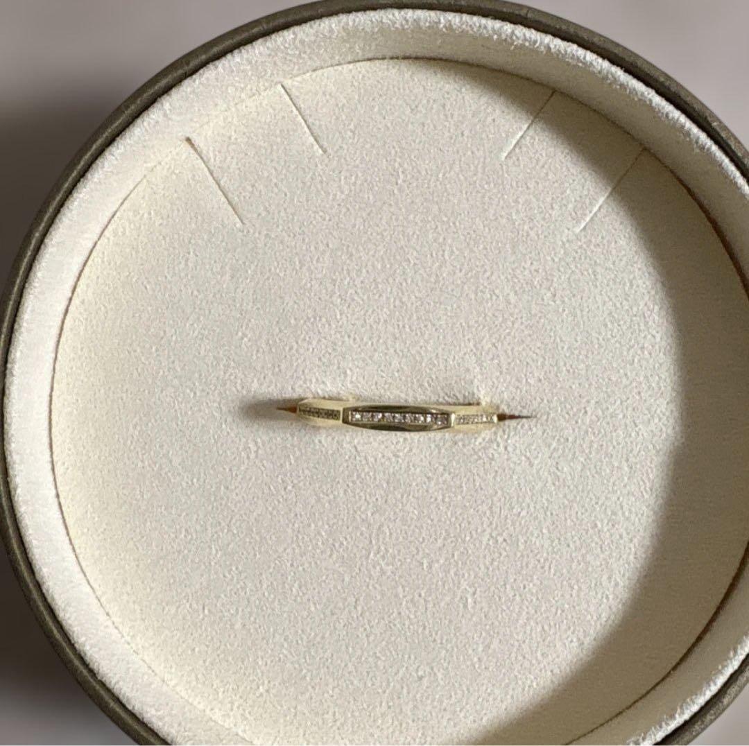 い*ん様 AHKAH ルーシュ　ダイヤモンド　リング　11号