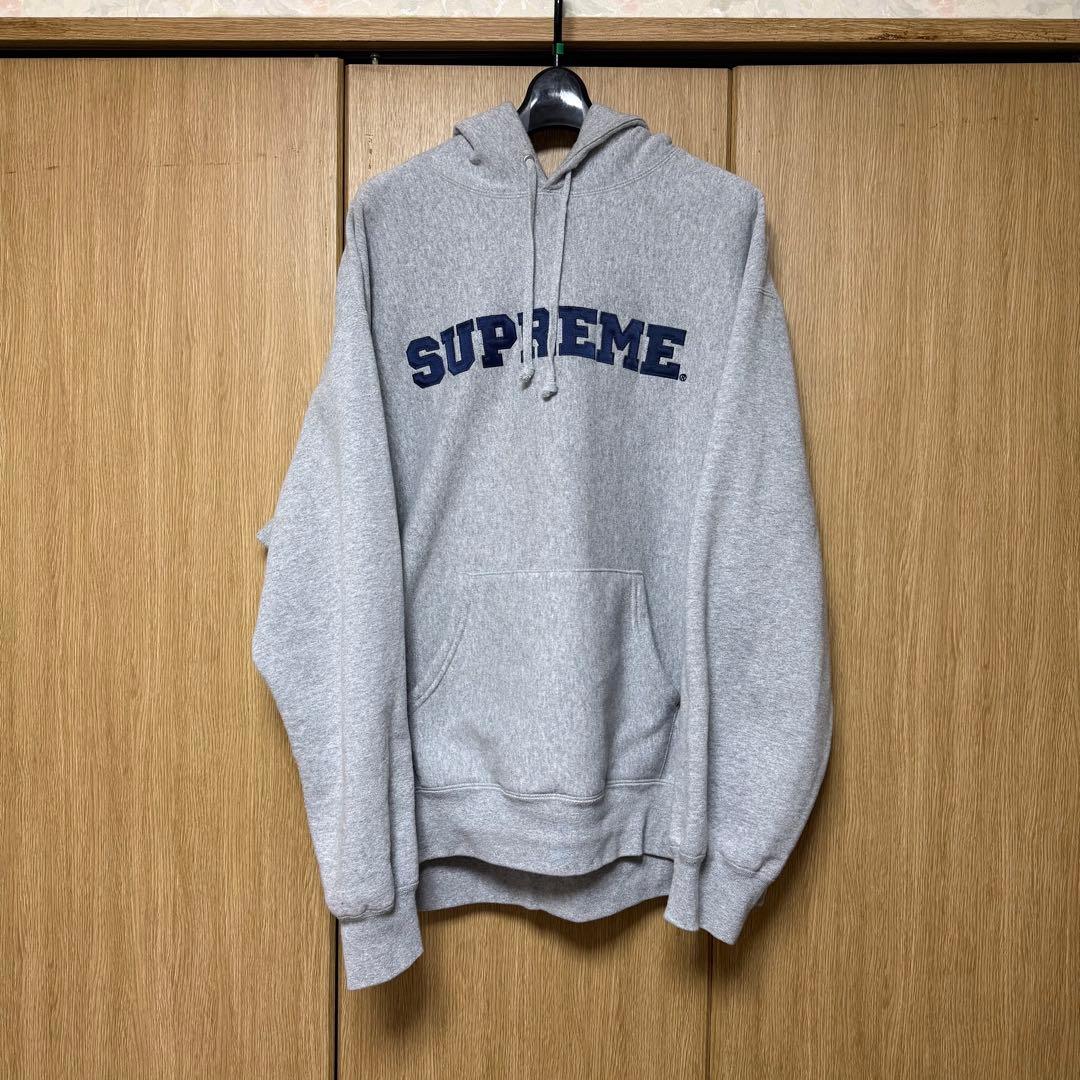 Collegiate Hooded Sweatshirt グレー Lサイズ