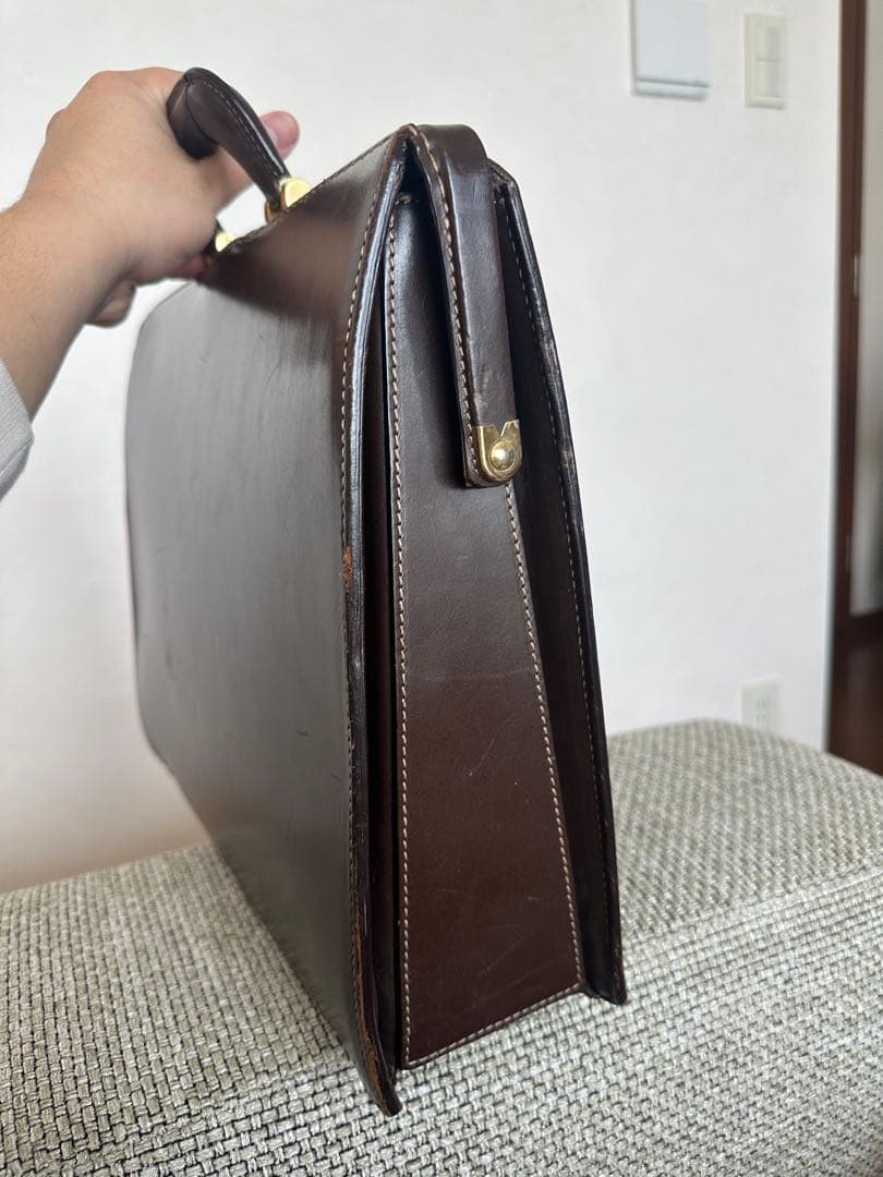 掘り出し物⭐️土屋鞄⭐️現行ロゴ‼️ダレスバック⭐️人気ブラウン‼️定価160,000円⭐️